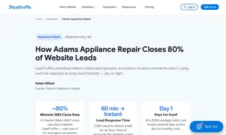 Preview of the Adams Appliance Repair Case Study