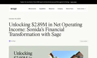 Preview of the Sonida Senior Living Case Study