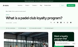 Preview of the Peakz Padel Case Study