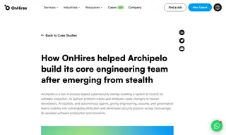Preview of the Archipelo Case Study
