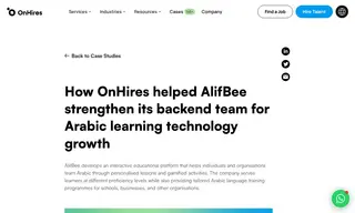Preview of the AlifBee Case Study