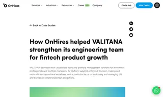 Preview of the Valitana Case Study