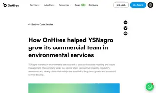 Preview of the YSNagro Case Study
