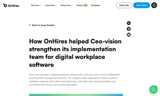 Preview of the CEO-Vision Case Study