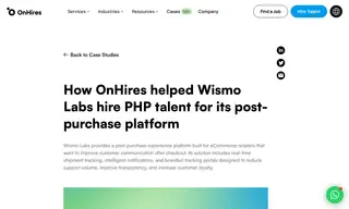 Preview of the Wismo Labs Case Study