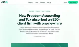 Preview of the Freedom Accounting and Tax Case Study