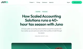 Preview of the Scaled Accounting Solutions Case Study