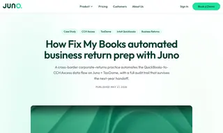 Preview of the Fix My Books Case Study