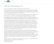Preview of the Mechanical Specialties, LLC Case Study