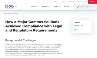 Preview of the Major Commercial Bank Case Study
