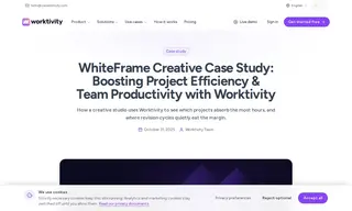 Preview of the WhiteFrame Creative Case Study