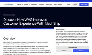 Preview of the Wholesale Horticultural Group (whg) Case Study