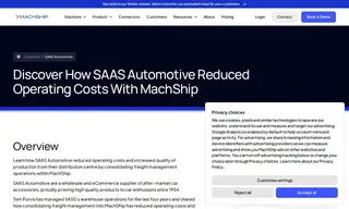 Preview of the SAAS Automotive Case Study
