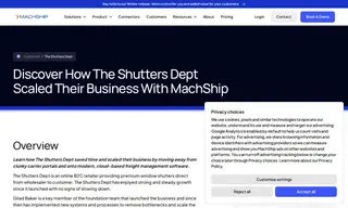 Preview of the The Shutters Dept Case Study