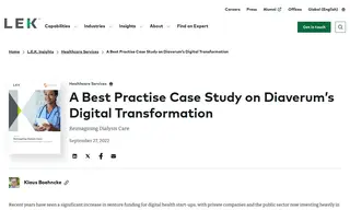 Preview of the Diaverum Case Study
