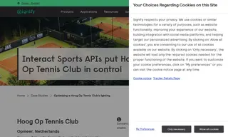 Preview of the Hoog Op Tennis Club Case Study