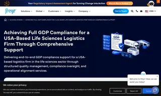 Preview of the USA-Based Logistics Firm in Life Sciences Sector Case Study