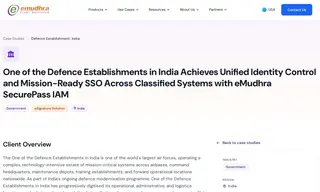 Preview of the One of the Defence Establishments in India Case Study