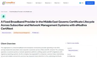 Preview of the Fixed Broadband Provider in the Middle East Case Study