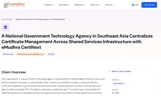 Preview of the Government Technology Agency Case Study