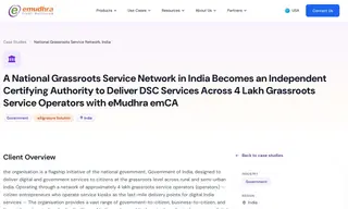 Preview of the Government of India Case Study