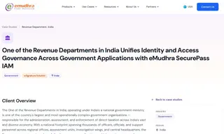 Preview of the India Revenue Department Case Study
