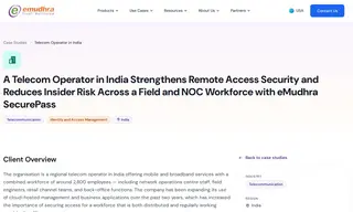 Preview of the Telecom Operator in India Case Study