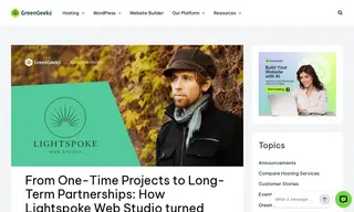 Preview of the Lightspoke Web Studio Case Study