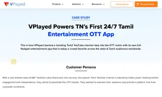 Preview of the Tamil Entertainment OTT App Case Study