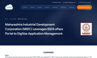 Preview of the Maharashtra Industrial Development Corporation (midc) Case Study