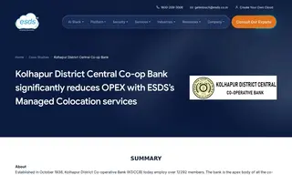 Preview of the Kolhapur District Central Co-op Bank (kdccb) Case Study