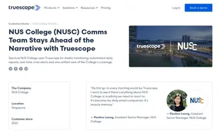 Preview of the NUS College (nusc) Case Study