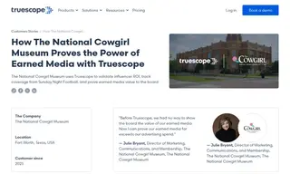 Preview of the The National Cowgirl Museum Case Study