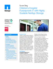 Preview of the Children’s Hospital Central California Case Study