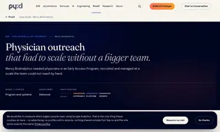 Preview of the Mercy BioAnalytics Case Study