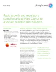 Preview of the Mars Capital Case Study