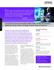 Preview of the Cornwall Community Hospital Case Study