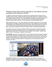 Preview of the Chippewa Valley School District Case Study