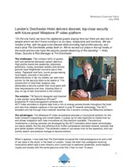 Preview of the Dorchester Hotel Case Study