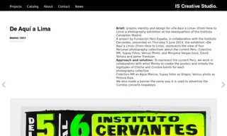 Preview of the De Aquí a Lima Case Study