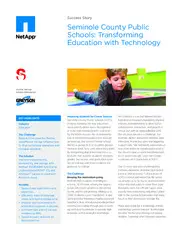 Preview of the Seminole County Public Schools Case Study