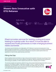 Preview of the Rheem Case Study