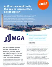 Preview of the MGA, Inc. Case Study