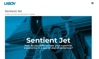 Preview of the Sentient Jet Case Study