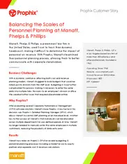 Preview of the Manatt, Phelps & Phillips Case Study