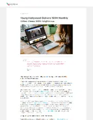 Preview of the Young Hollywood Case Study
