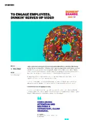 Preview of the Dunkin' Brands Case Study