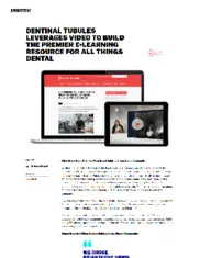 Preview of the Dentinal Tubules Case Study
