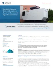 Preview of the Generator Systems Case Study