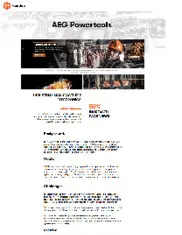 Preview of the AEG Powertools Case Study